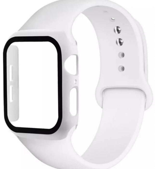 Pachet Curea si Husa Case Protectie Compatibil Ceas Iphone Apple Watch