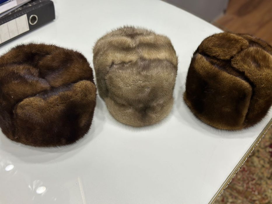 Норковая шапка мужская