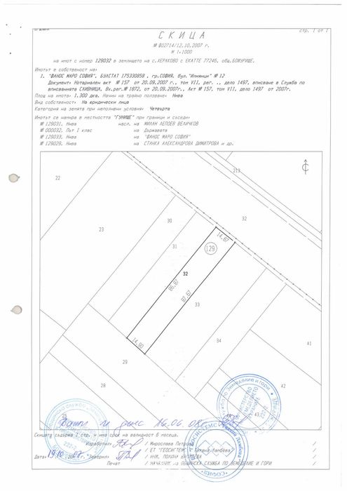 Продават се парцели с лице на Европейски път Е80 в района на Хераково