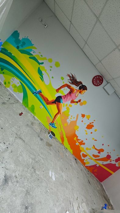 Роспись стен,роспись школ