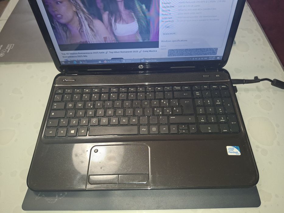 HP Pavilion g6, Windows 10 Pro, Intel B970, video AMD Radeon HD 7600M