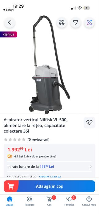 Aspirator Nilfisk L 500