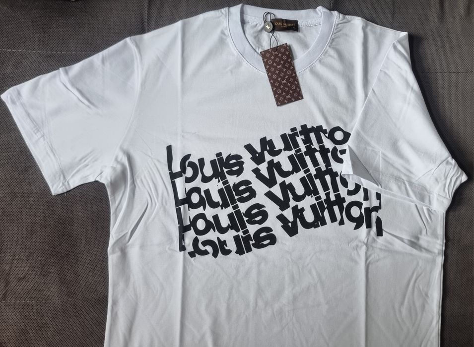 Tricou Louis Vuitton Alb