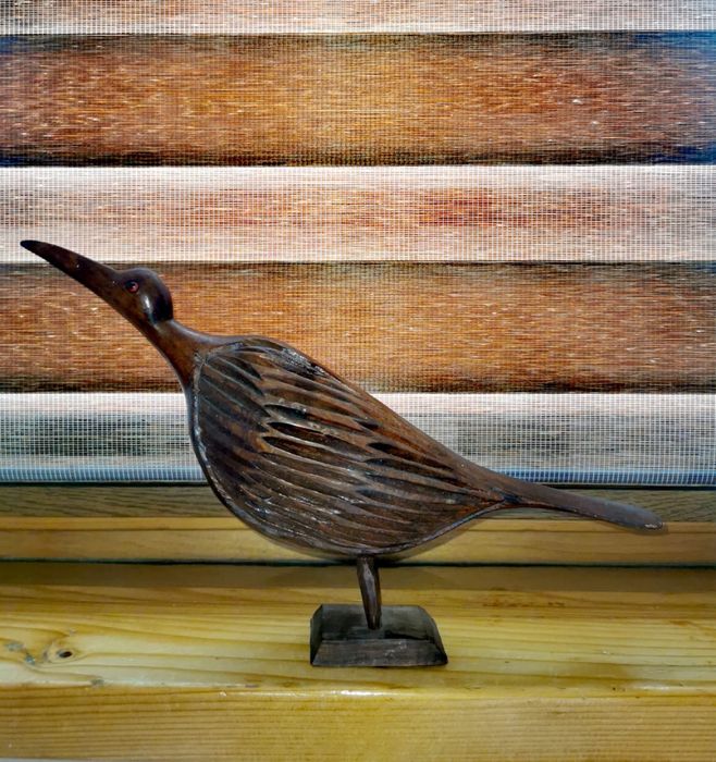 Антикварни дървени колекционерски фигури на крайбрежни птици 4 бр.