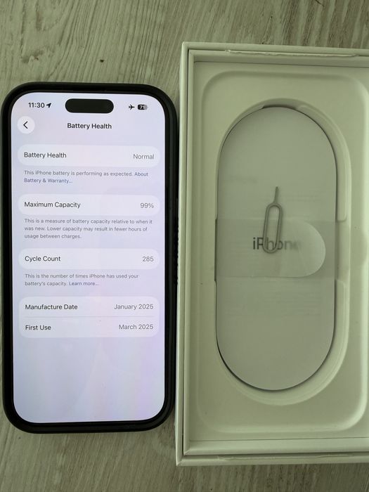 Iphone 16 pro 256gb ca nou 99% baterie