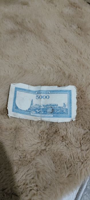 Bancnotă veche 5000 lei
