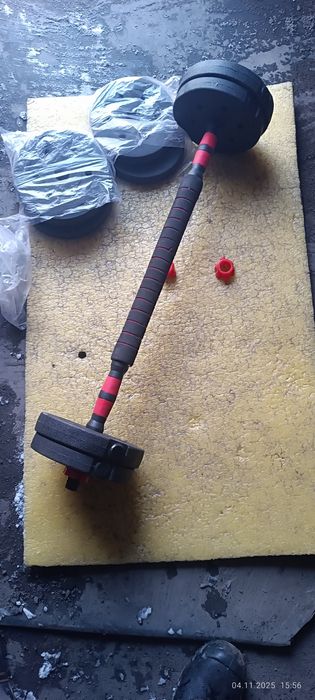 Штанга-гантели разборная