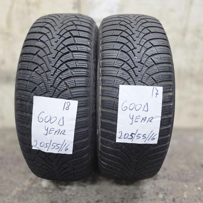 2×205/55/16 M+S.GOODYEAR.Stare excelenta.