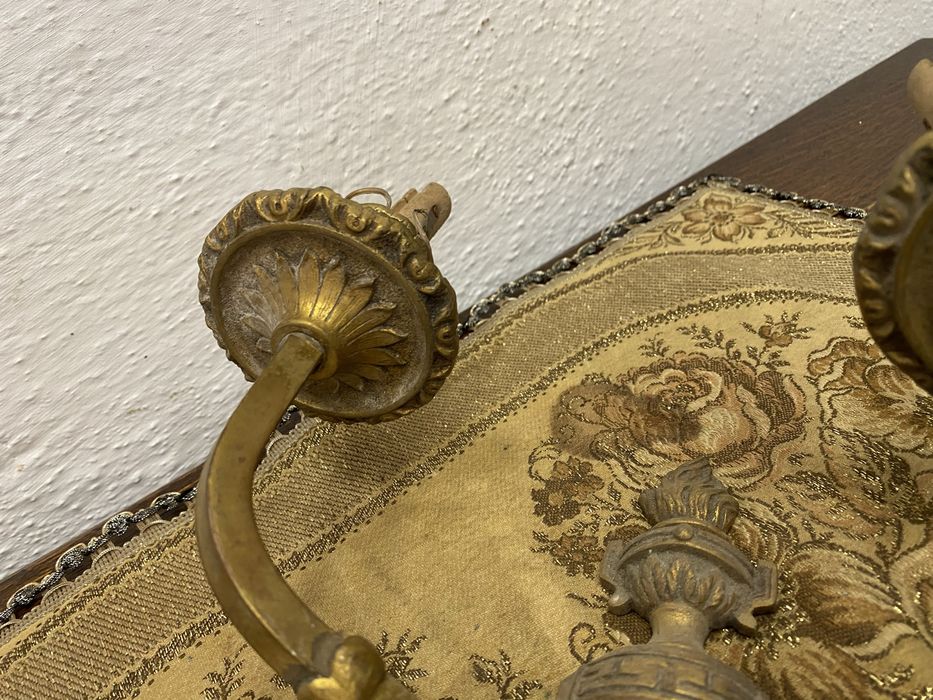 Френски аплик от масивен месинг