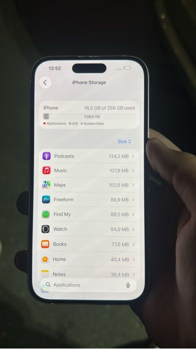 Iphone 15/256gb/100% piese