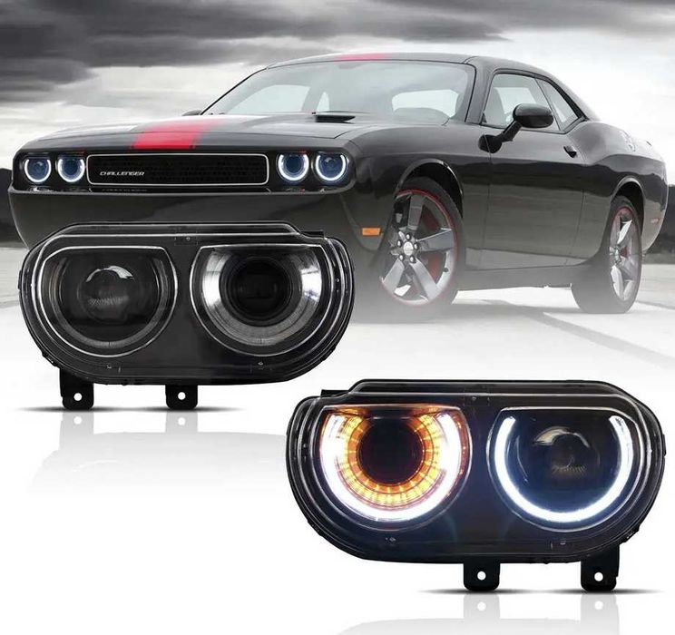 Фарове за Dodge Challenger 08-14 с визията на след 2015
