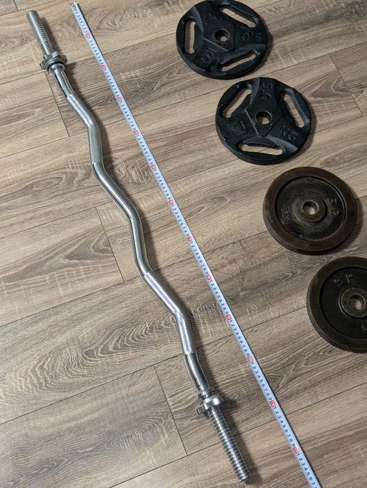 Штанга изогнутая