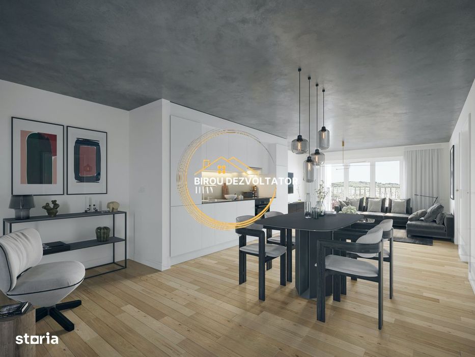 Penthouse Modern Terasa mare Vedere libera 12minute de metrou Teclu