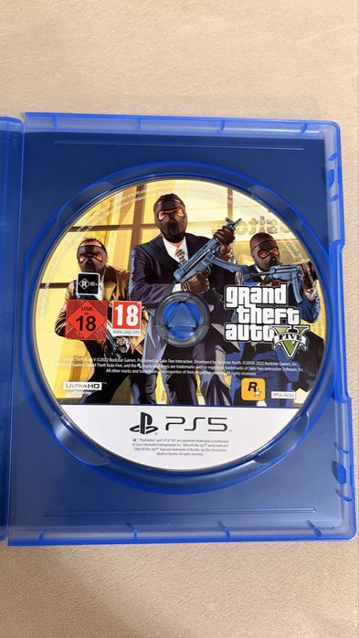 диск GTA 5 (Grand Theft Auto V) на PS5