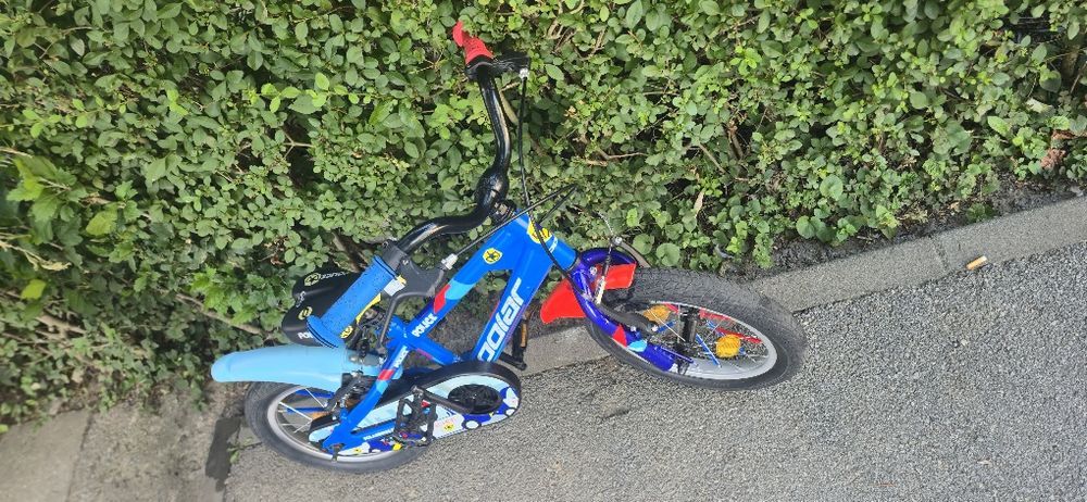 Bicicletă Dhs Police 14 inch + roti ajutătoare