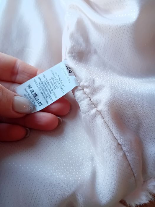 Прекрасно розово плюшено детско яке момиче Lola Palacios размер 86/92