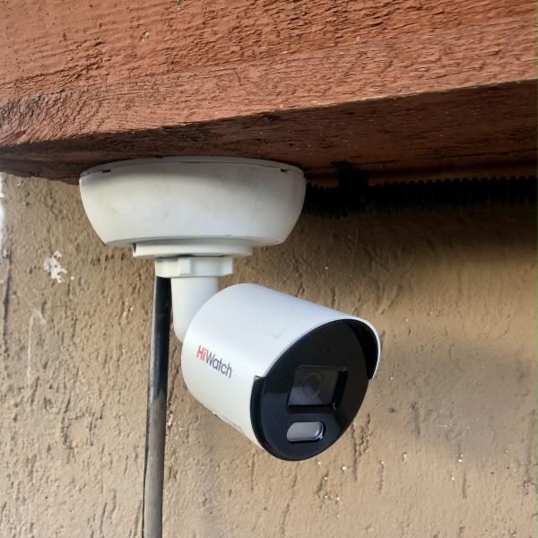 Установка камера видеонаблюдения