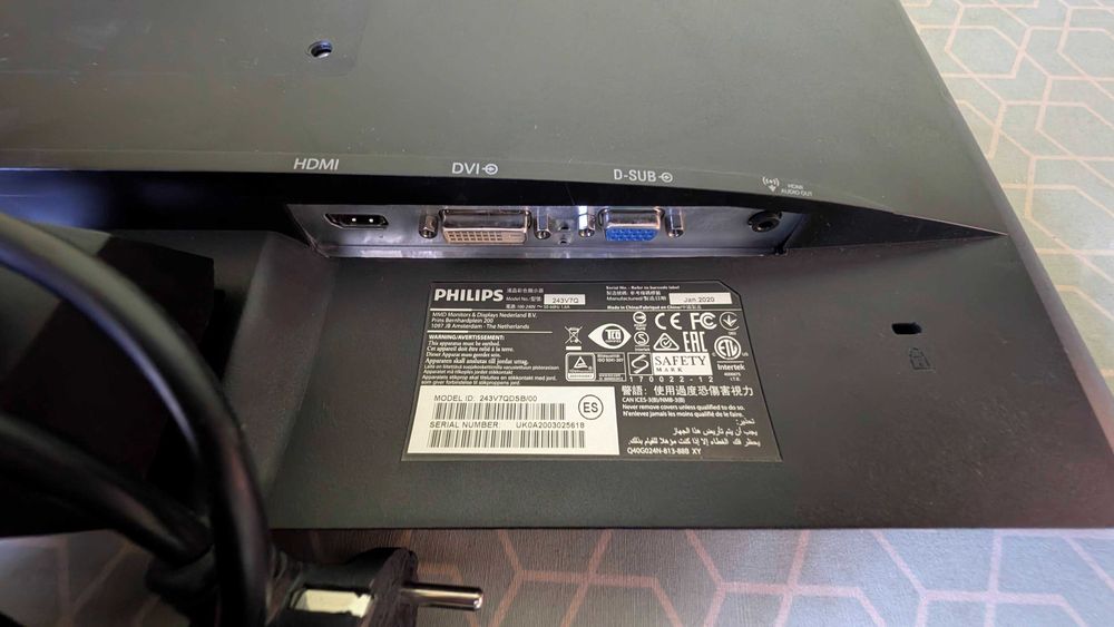 Philips Monitor 24" 243V7QDAB