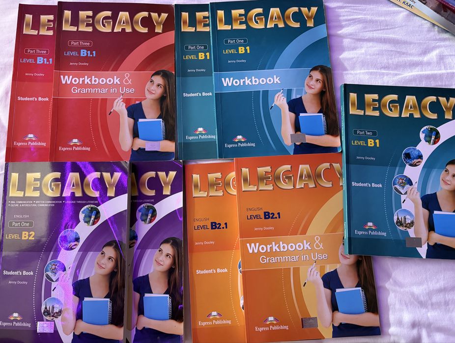 Legacy учебници и тетрадки  10 11 клас