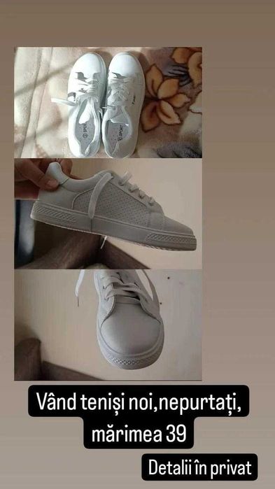 Teniși albi,noi,nepurtaţi