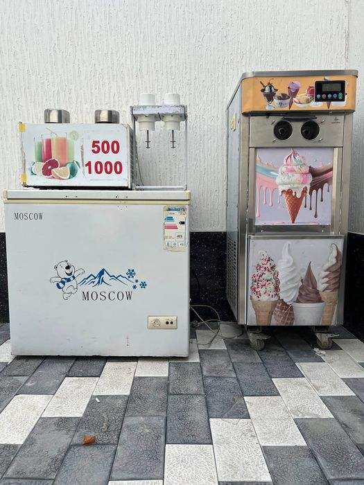 Muzqaymoq aparat.Marazilka.kaktil aparat. Sok aparat.zontik. Reklamala