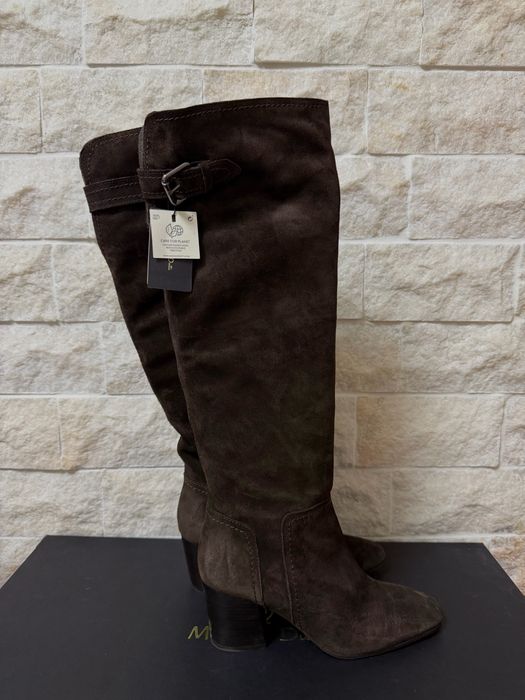 Cizme din piele Massimo Dutti