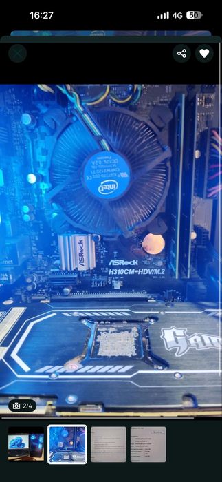 Дънна платка пълен комплект(+процесор,рам,твърд диск)