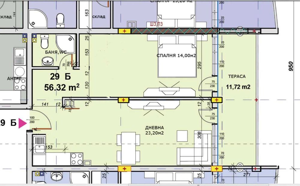 Продава се Двустаен апартамент в Велико Търново, Център - 68 кв.м за 1618 €/кв.м - Снимка #8