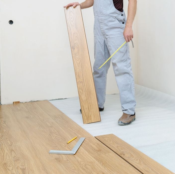 Укладываю ламинат, паркет.