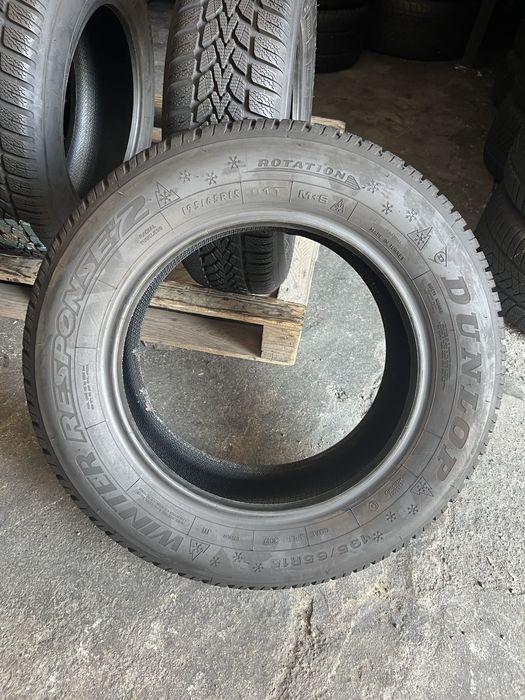 4 anvelope iarna 195/65/15 Dunlop 8 mm!
