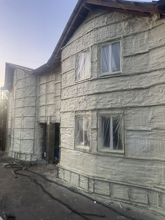 Утепление пенополиуретаном ппу термопеной.