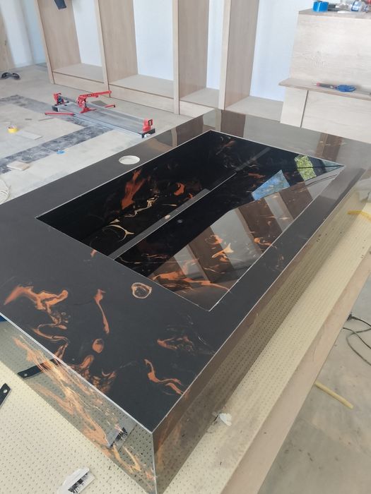 Раковина и подоконник из керамогранита