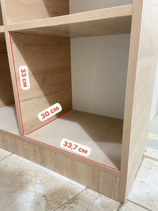 Напольная полка в древесном цвете!