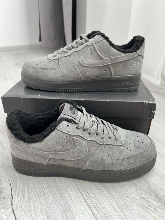 Nike Air Force 1 Low Grey Suede Winter