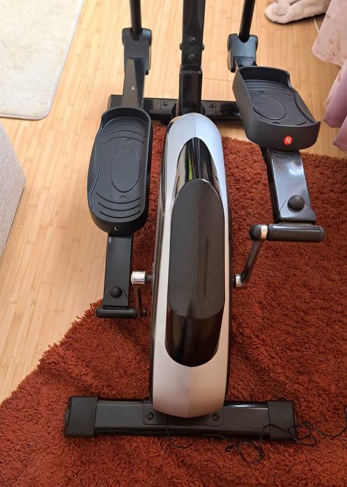 Bicicletă eliptică EcoFit – nefolosită, 12 programe, puls și calorii