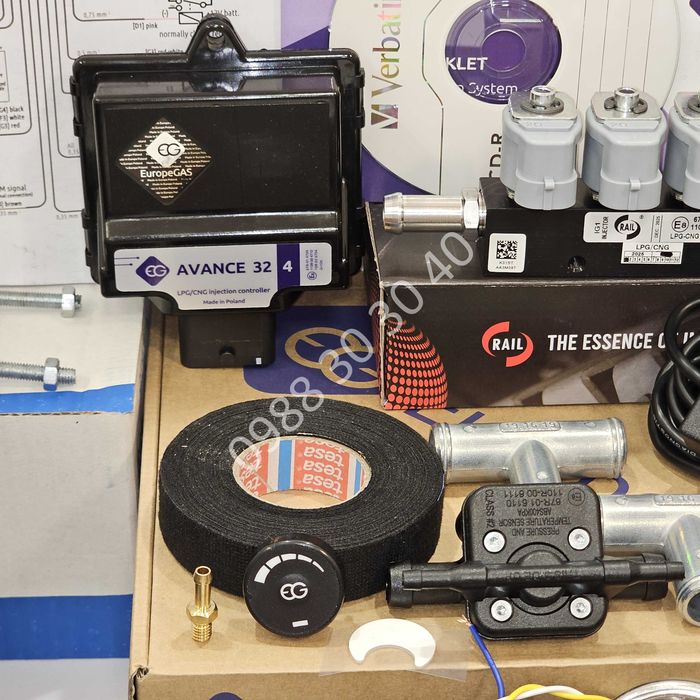 НОВ! ГАЗОВ ИНЖЕКЦИОН с OBD 4цил. пълен комплект + 35л. gazov injekcion