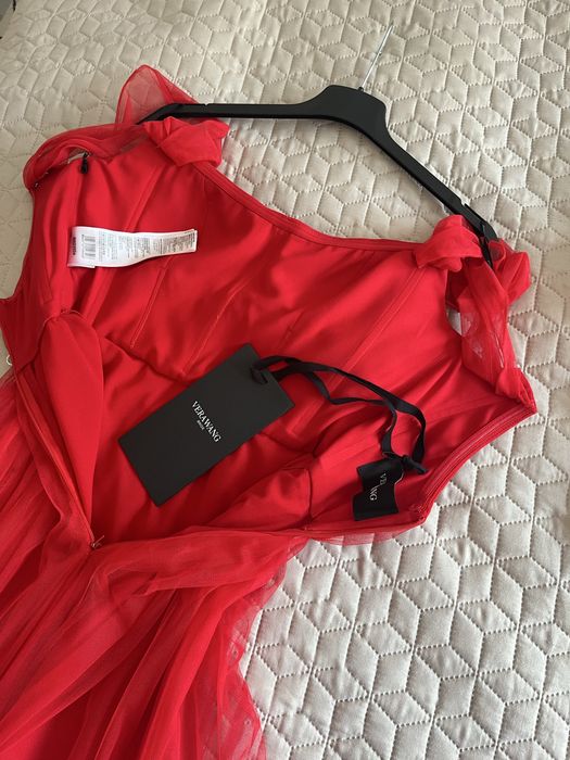 Rochie ocazie rosie marime S - Vera Wang !