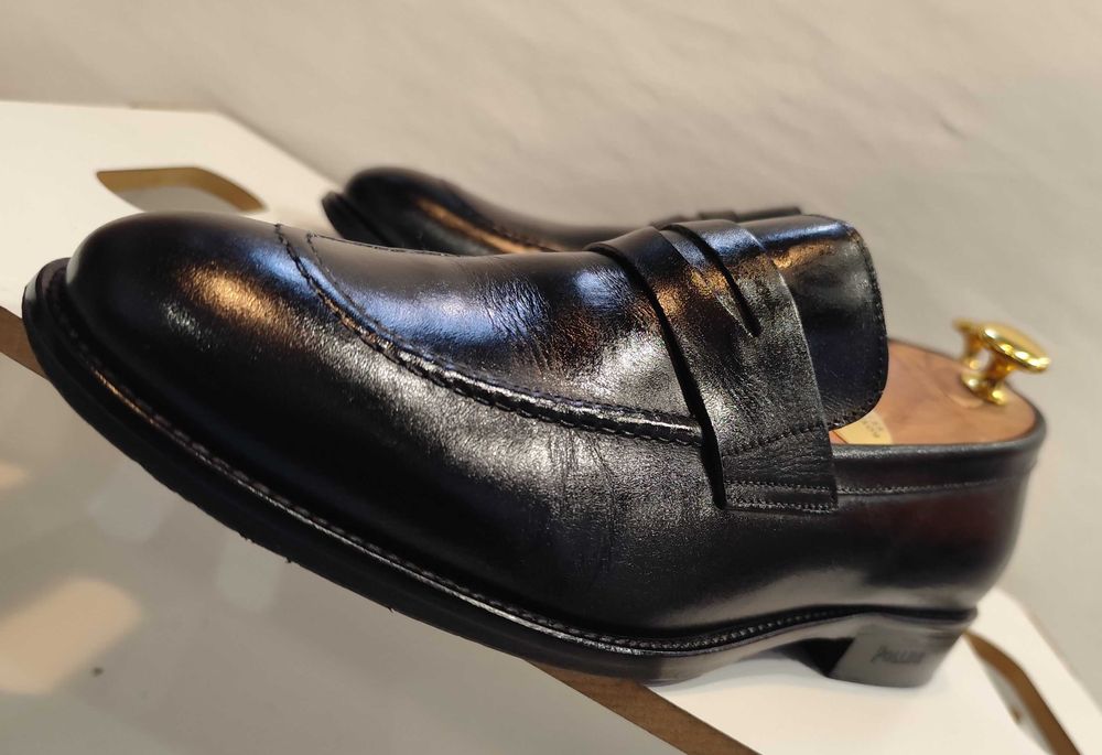 Pantofi loafer penny 40 40.5 premium POLLINI piele naturala moale
