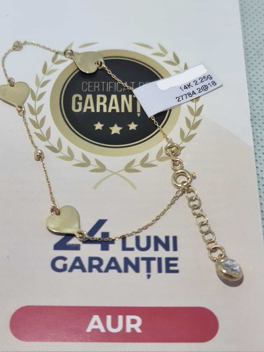 Bratara Aur 14K (Ag18 Tutora b.27784.2) Garantie 2 ani!