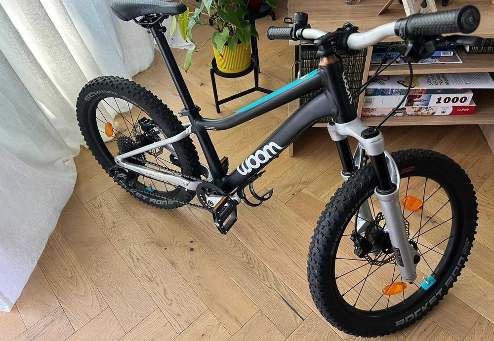 Woom Off Air 4  - Stare impecabila + Casca + Bidon inox + Husa ext