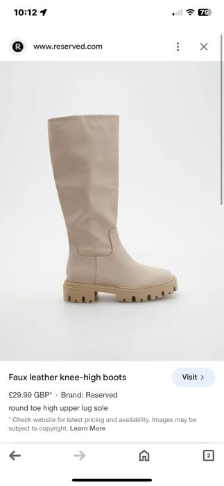 Cizme Reserved size 37