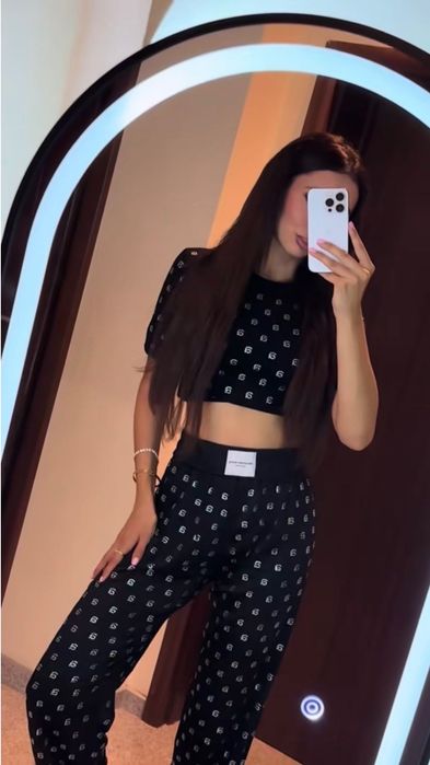 Черен комплект от 2 части Alexander Wang