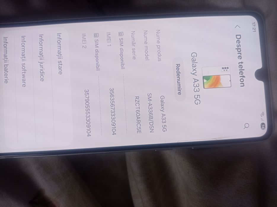 Samsung a33 5G perfect