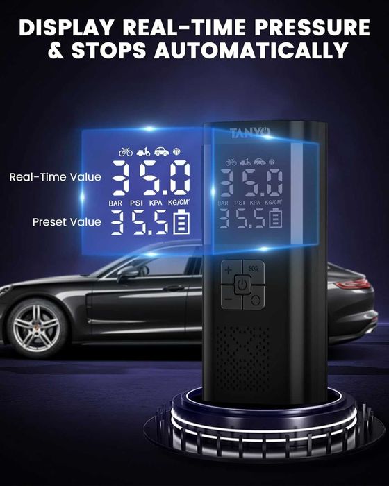 Електрическа въздушна помпа TANYO с  LED светлина