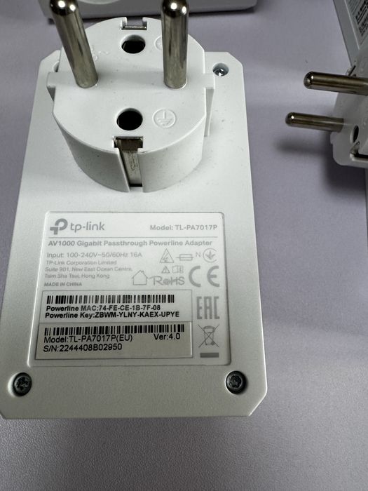 Kit Powerline TP-LINK PA7017P (2 kituri)