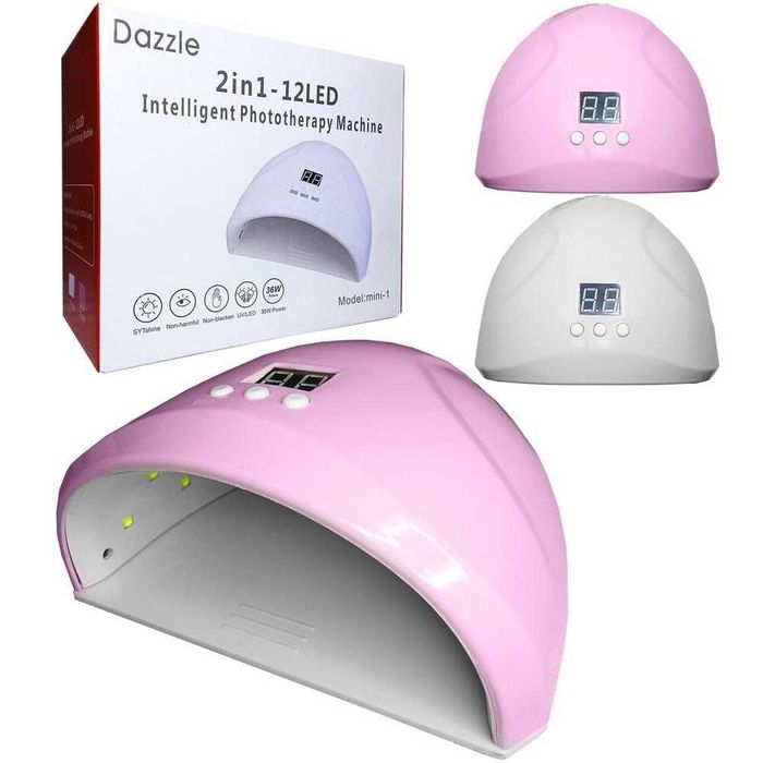 UV/Led комбинирана лампа за маникюр Sun Dazzle - 36W!