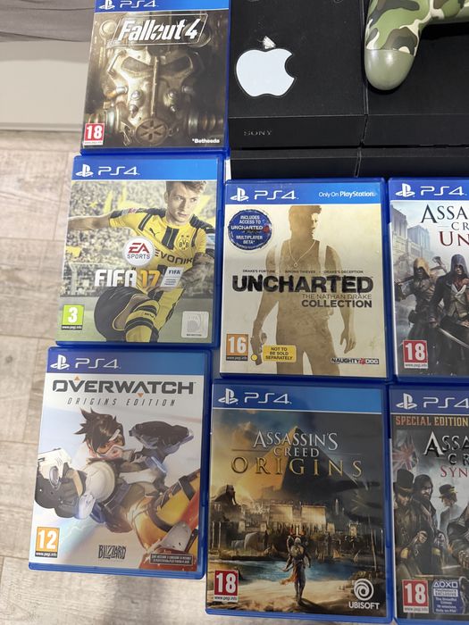 playstation 4  cu 13 jocuri