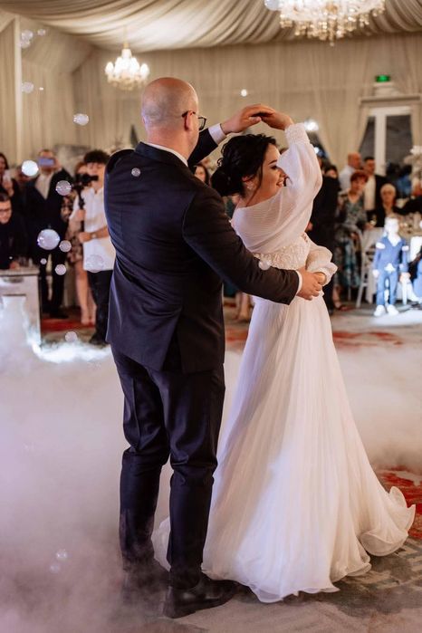 Rochie mireasa mătase