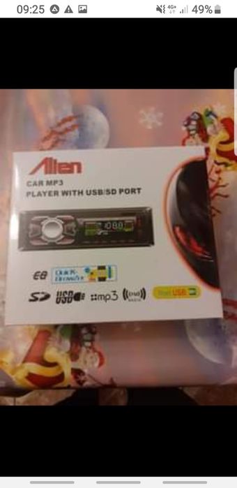 Casetofon auto cu usb mp3 card sd nou