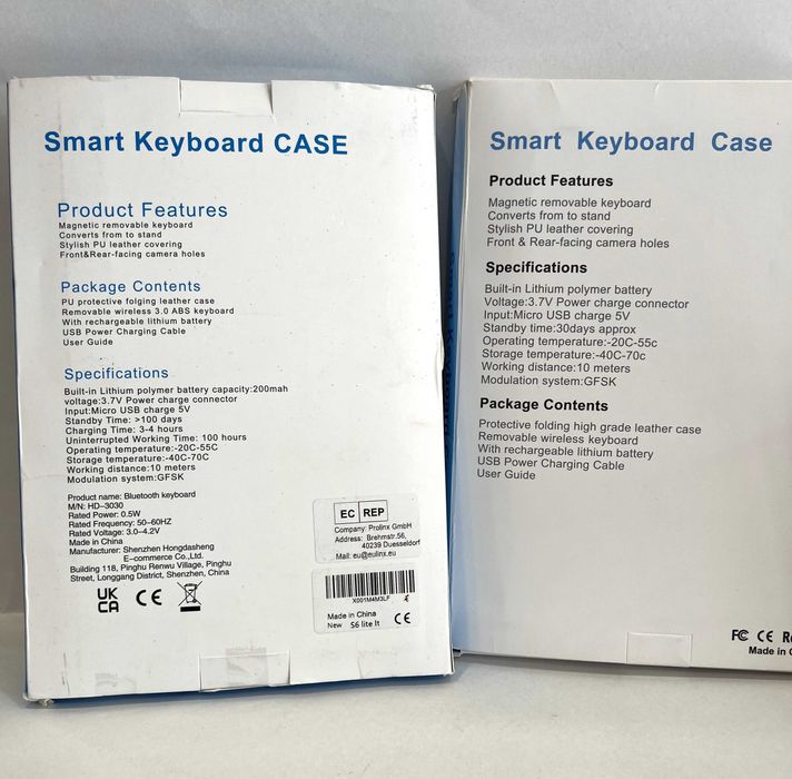 Husă+tastatură pt tabletă Samsung S6 Lite, Nouă!